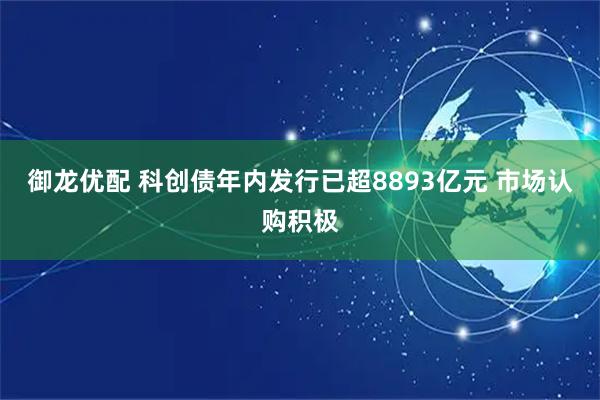 御龙优配 科创债年内发行已超8893亿元 市场认购积极