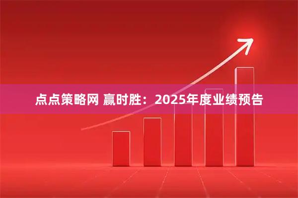 点点策略网 赢时胜：2025年度业绩预告