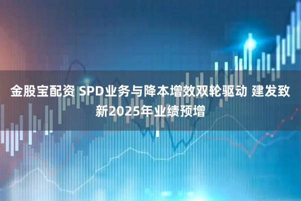 金股宝配资 SPD业务与降本增效双轮驱动 建发致新2025年业绩预增